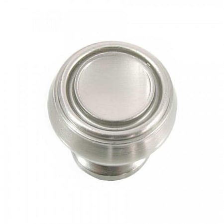 Strategic Brands 1.25 in. Satin Nickel Balance Cabinet Knob 85028